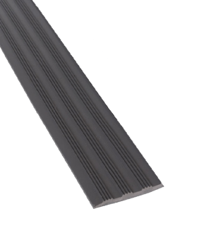 Roberts 26mm PVC Stair Nosing Insert Dark Grey