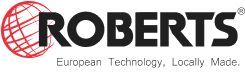 Roberts® European Technology Locally Made logo